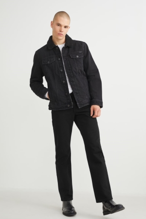 C&A Regular Jeans Heren Zwart | 3287YEZUG