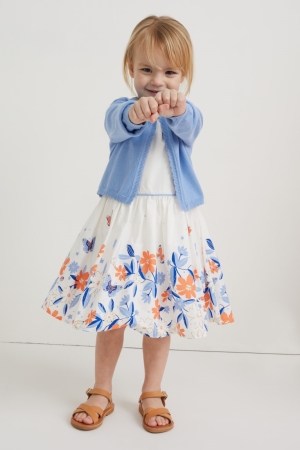 C&A Set And 2 Piece Cardigan Meisjes Wit | 0341PJMRV