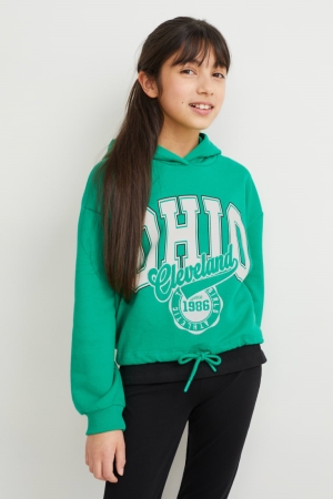 C&A Set And 2 Piece Topjes Meisjes Groen | 2716RMFWG