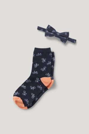C&A Set Of T-shirts Jongens Donkerblauw | 5941PYAWM