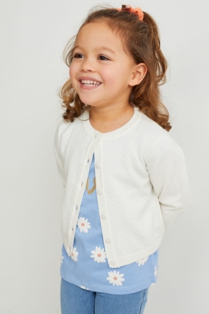 C&A Set, Sleeve And Scrunchie 3 Piece T-shirts Meisjes Wit | 8695OFMAX