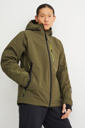 C&A Ski With Hood Bionic-finish®eco Jassen Heren Donkergroen | 6478GSBRF