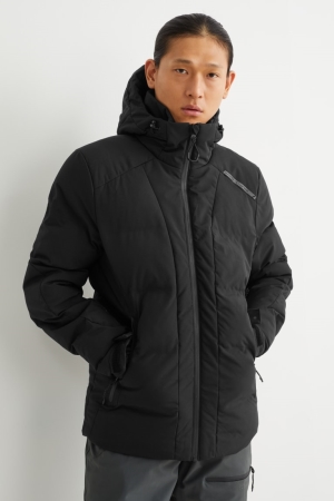 C&A Ski With Hood Bionic-finish®eco Jassen Heren Zwart | 9746IKTNJ