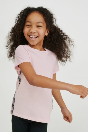 C&A Sleeve T-shirts Meisjes Roze | 2364ZVRUA