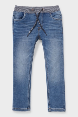 C&A Slim Jog Denim Organic Katoenen Jeans Jongens Blauw Lichtblauw | 4865UBQEM