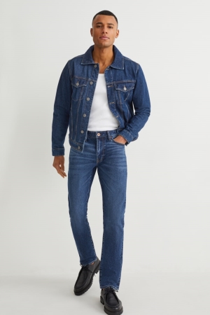 C&A Slim Lycra® Jeans Heren Blauw | 6085SIMZP