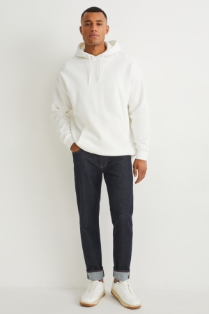 C&A Slim Lycra® Jeans Heren Blauw Donkerblauw | 0938HZXIN