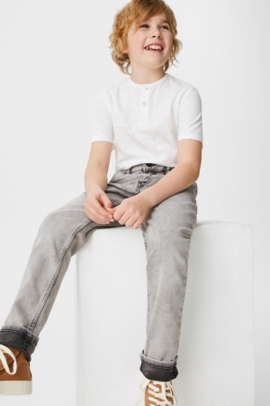C&A Slim Organic Katoenen Jeans Jongens Grijs | 4517NOGWB