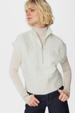 C&A Slipover Hoodie Dames Wit | 8294YLZKB