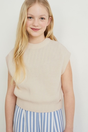 C&A Slipover Hoodie Meisjes Wit | 2108MACFN