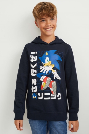C&A Sonic Hoodie Meisjes Donkerblauw | 9371RWXKB