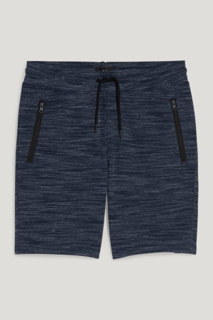 C&A Sweat Korte Broek Heren Donkerblauw | 1470EOZMB