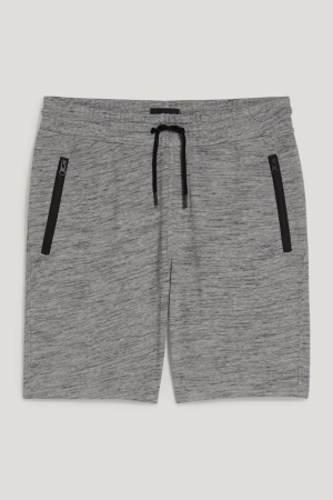 C&A Sweat Korte Broek Heren Grijs | 9754TWGCF