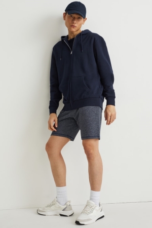 C&A Sweat With Organic Katoenen Korte Broek Heren Grijs | 7905RDQYL