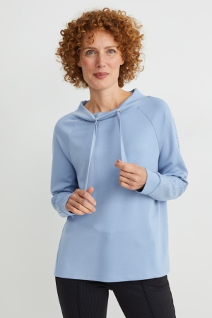 C&A Sweatshirts Dames Lichtblauw | 0376MWIXD