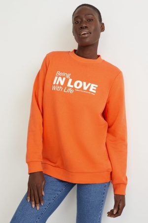 C&A Sweatshirts Dames Oranje | 9376JZIAF