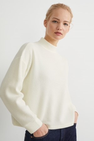 C&A Sweatshirts Dames Wit | 2793TJESL