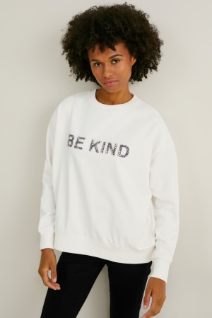 C&A Sweatshirts Dames Wit | 8926ZMDVX