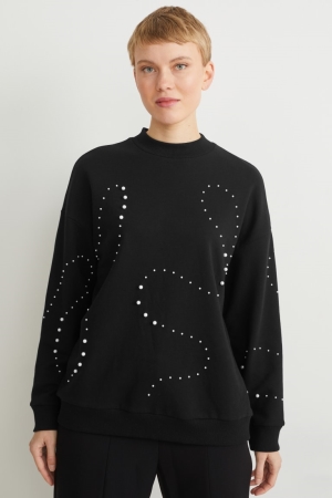 C&A Sweatshirts Dames Zwart | 2067WQNOR