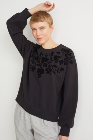 C&A Sweatshirts Dames Zwart | 4958NYZJB
