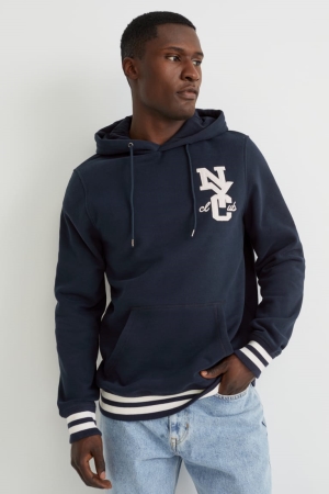 C&A Sweatshirts Heren Donkerblauw | 2476IQFER