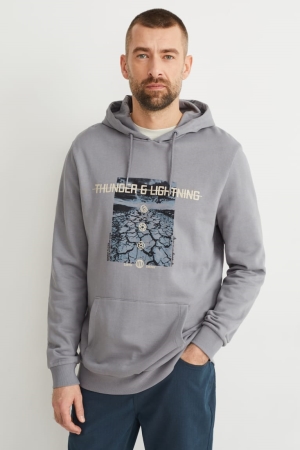 C&A Sweatshirts Heren Grijs | 3105SRKCU