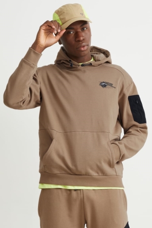 C&A Sweatshirts Heren Lichtbruin | 2940YLTVX
