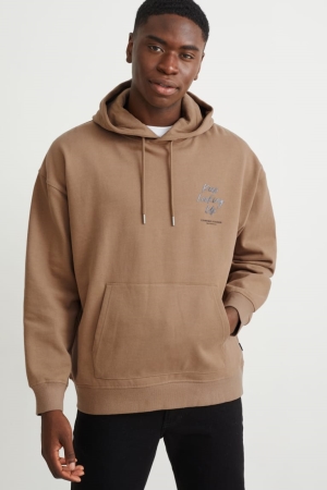 C&A Sweatshirts Heren Lichtbruin | 9760KIDPO