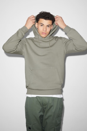C&A Sweatshirts Heren Lichtgrijs | 0687EHTOQ