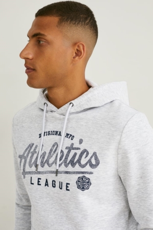 C&A Sweatshirts Heren Lichtgrijs | 1523KTZDU