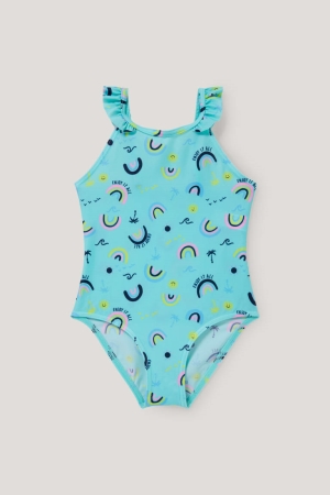 C&A Swimsuit Lycra® Xtra Life™ Zwemkleding Meisjes Mintgroen Groen | 6053YFCBO