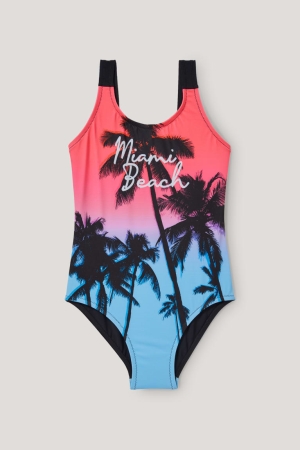 C&A Swimsuit Lycra® Xtra Life™ Zwemkleding Meisjes Zwart | 7421NTHPA