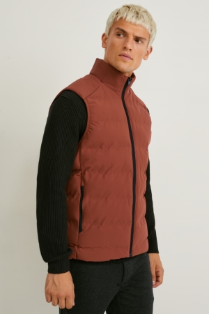 C&A Technical Gilet Recycled Jassen Heren Bruin | 6497JHXQC