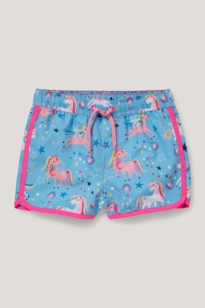 C&A Unicorn Swim Zwemkleding Meisjes Blauw | 6591IWMCF