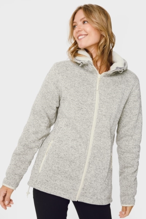 C&A With Hood Gevoerde Hoodie Dames Wit | 1625FMARX