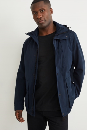 C&A With Hood Jassen Heren Donkerblauw | 9730HXMKD