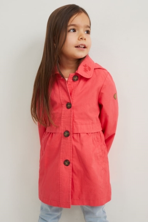 C&A With Hood Jassen Meisjes Roze | 7854EHUGY