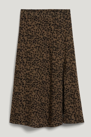 C&A With Livaeco™ Fibres Patterned Rokken Dames Donkergroen | 5213VNFXB